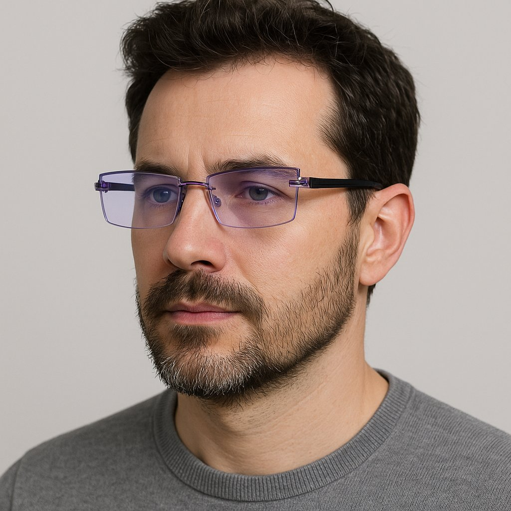 Titanium Lux Vision Multifocal Glasses New