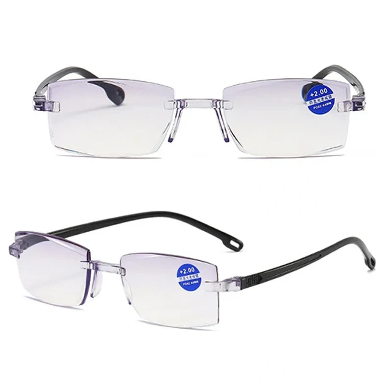 Titanium Lux Vision Multifocal Glasses New