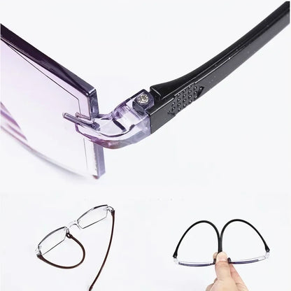 Titanium Lux Vision Multifocal Glasses New