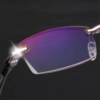 Titanium Lux Vision Multifocal Glasses New